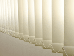 Vertical Blinds White with design