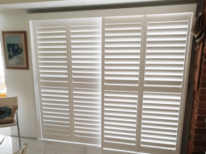 basswood shutters in a room